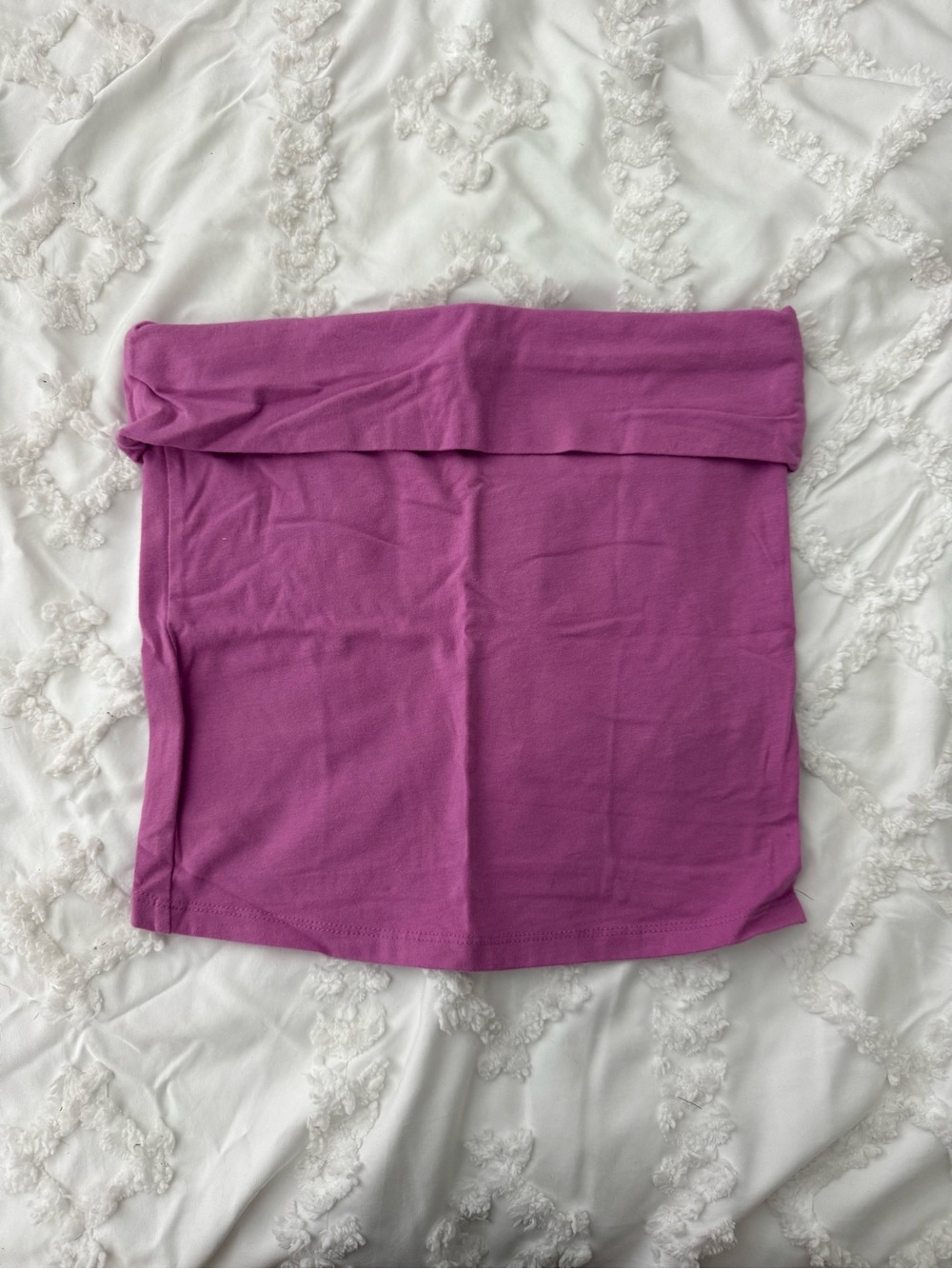 american eagle Strapless Tube Top in Bright Magenta